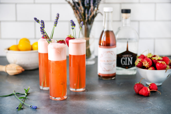 Vancouver Island Lavender Gin Fizz Summer Cocktail