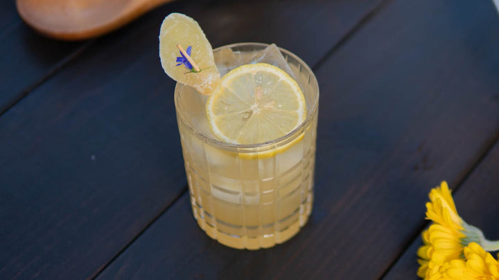 Photo of a Bourbon Ginger Lemonade