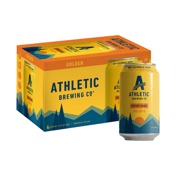ATHLETIC BREWING Upside Dawn Non Alcoholic Golden Ale -6x355ml