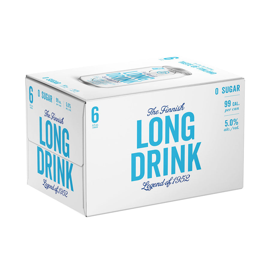 Finnish Long Drink Zero Sugar Citrus - 6x355 mL | 287695 | Flavored Alcoholic Beverages | Cascadia Liquor