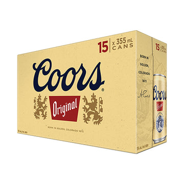 Coors Original - 15x355mL | 111933 | Beer | Cascadia Liquor