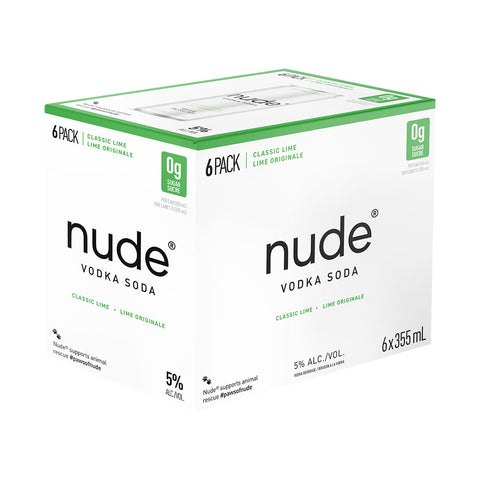 Nude Vodka Soda Classic Lime
