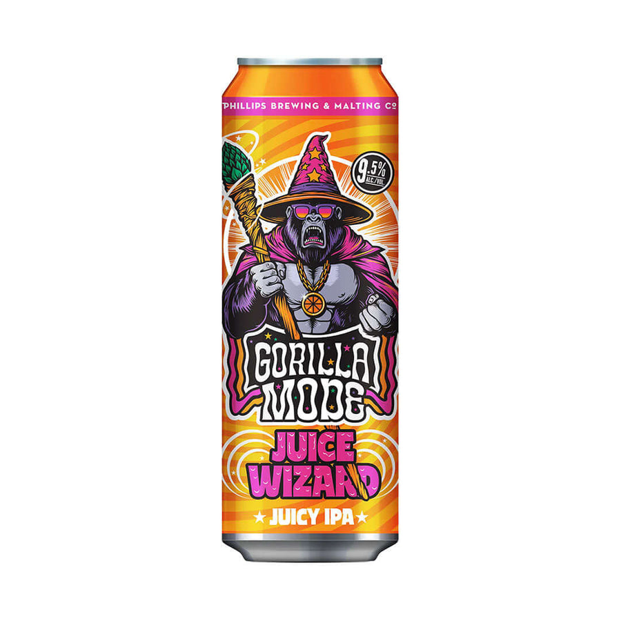 Phillips Brewing - Gorilla Mode Juice Wizard IPA King - 568mL | 247633 | Beer | Cascadia Liquor