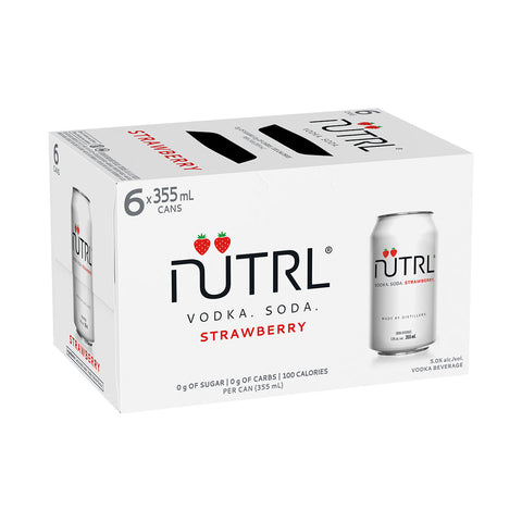 Nutrl - Vodka Soda Strawberry