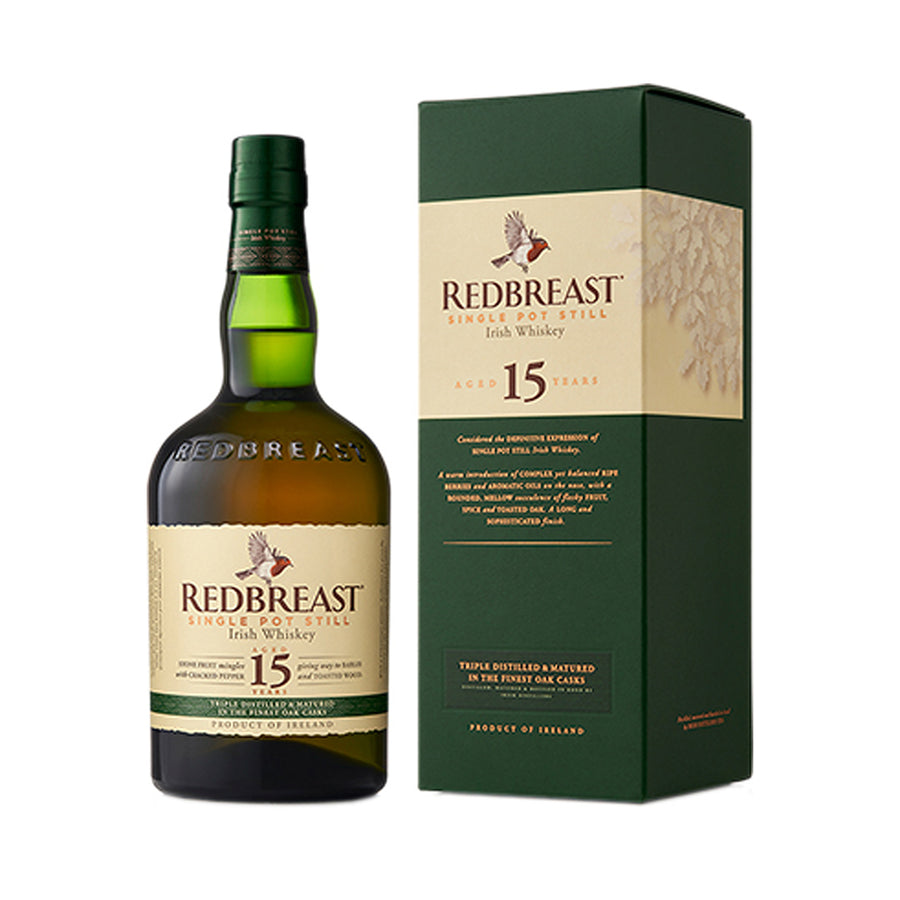 Red Breast 15 Year Old Irish Sinlge Pot Still Whiskey - 750mL | 258137 | Whiskey | Cascadia Liquor