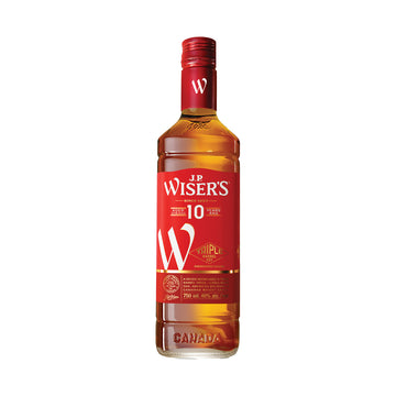 J.P. Wiser's 10 Year Aged Canadian Whisky - 750mL | 263304 | Whiskey | Cascadia Liquor