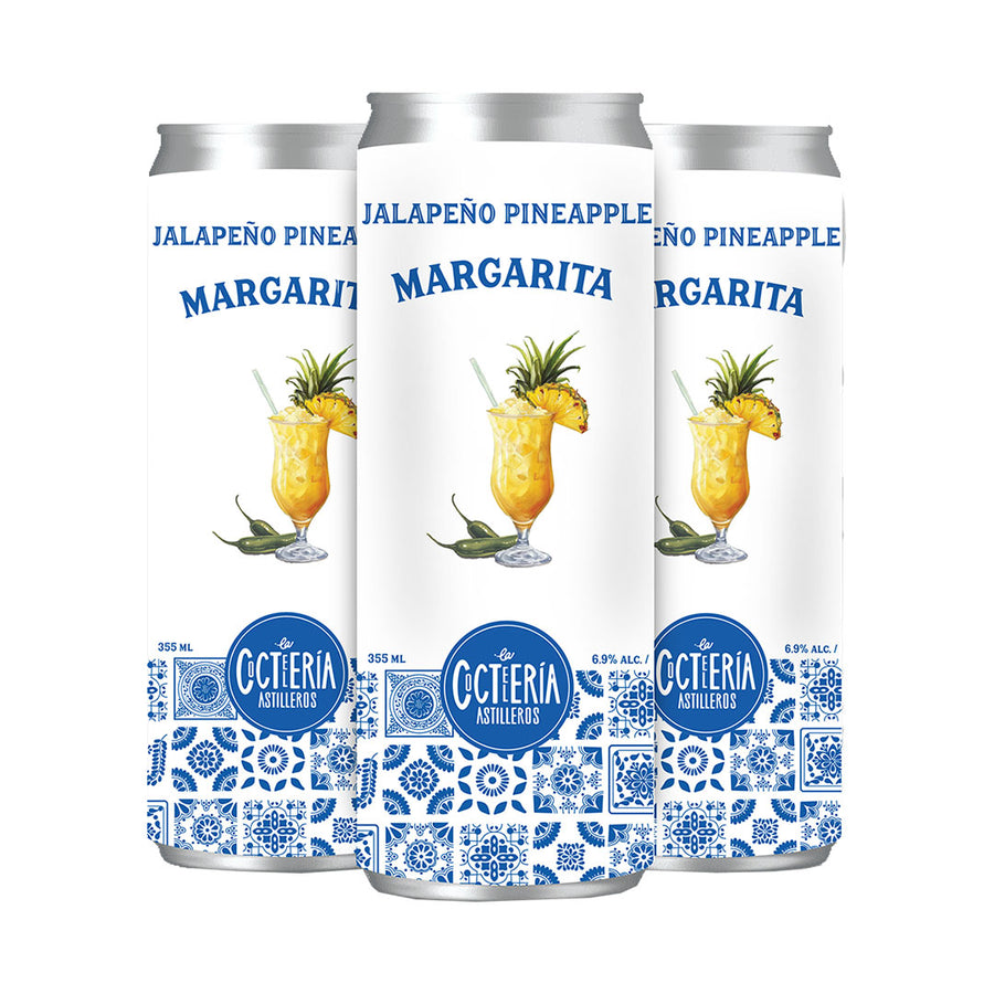 La Cocteleria Astilleros Jalapeño Pineapple Margarita - 4x355mL