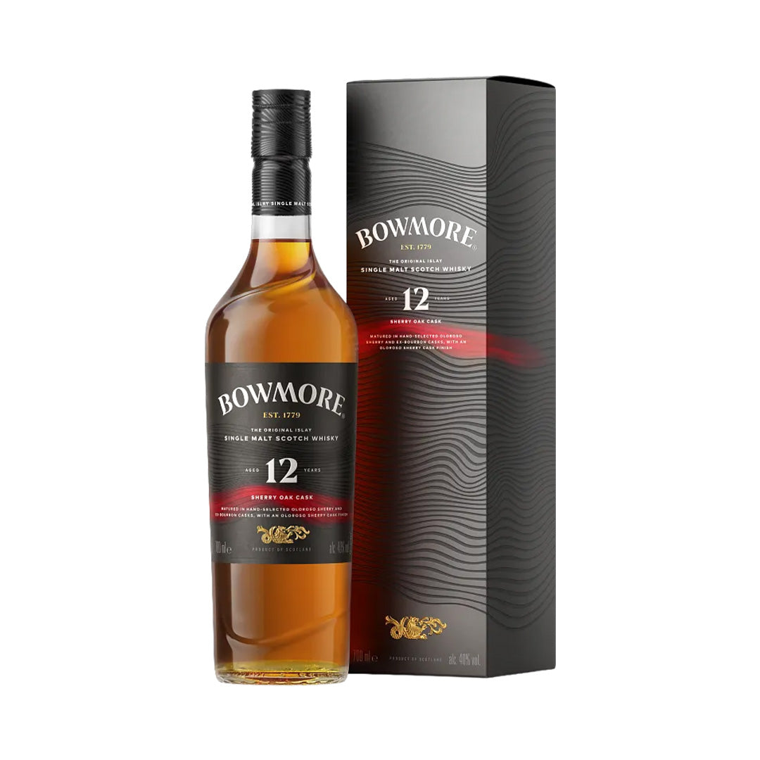 まこちゃんBOWMORE 12年 700ml 2本セット Bowmore - 12 Year Old Sherry Oak – Cascadia Liquor