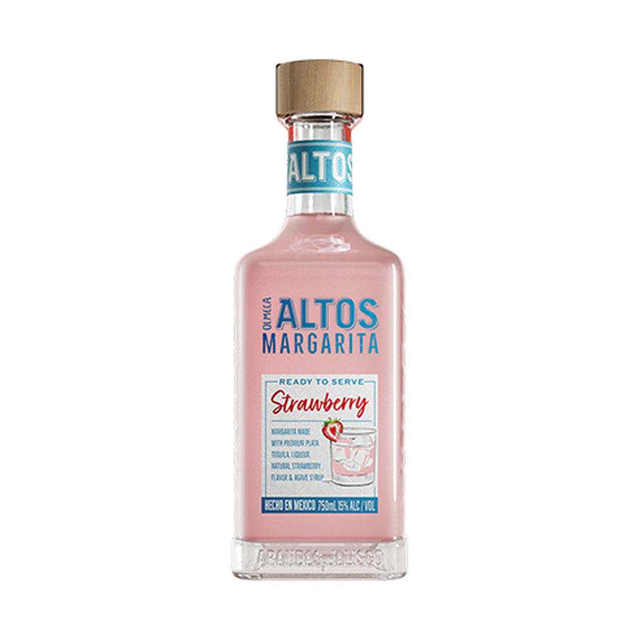 Olmeca Altos Margarita Strawberry Ready To Drink Cocktail -750ml | 310373 | Liquor & Spirits | Cascadia Liquor