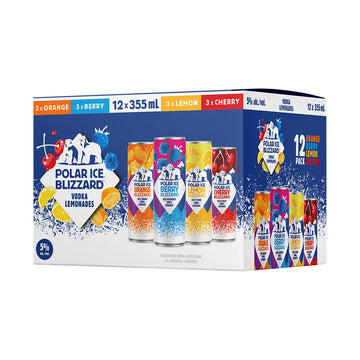 Polar Ice Blizzard Variety Pack - 12x355mL