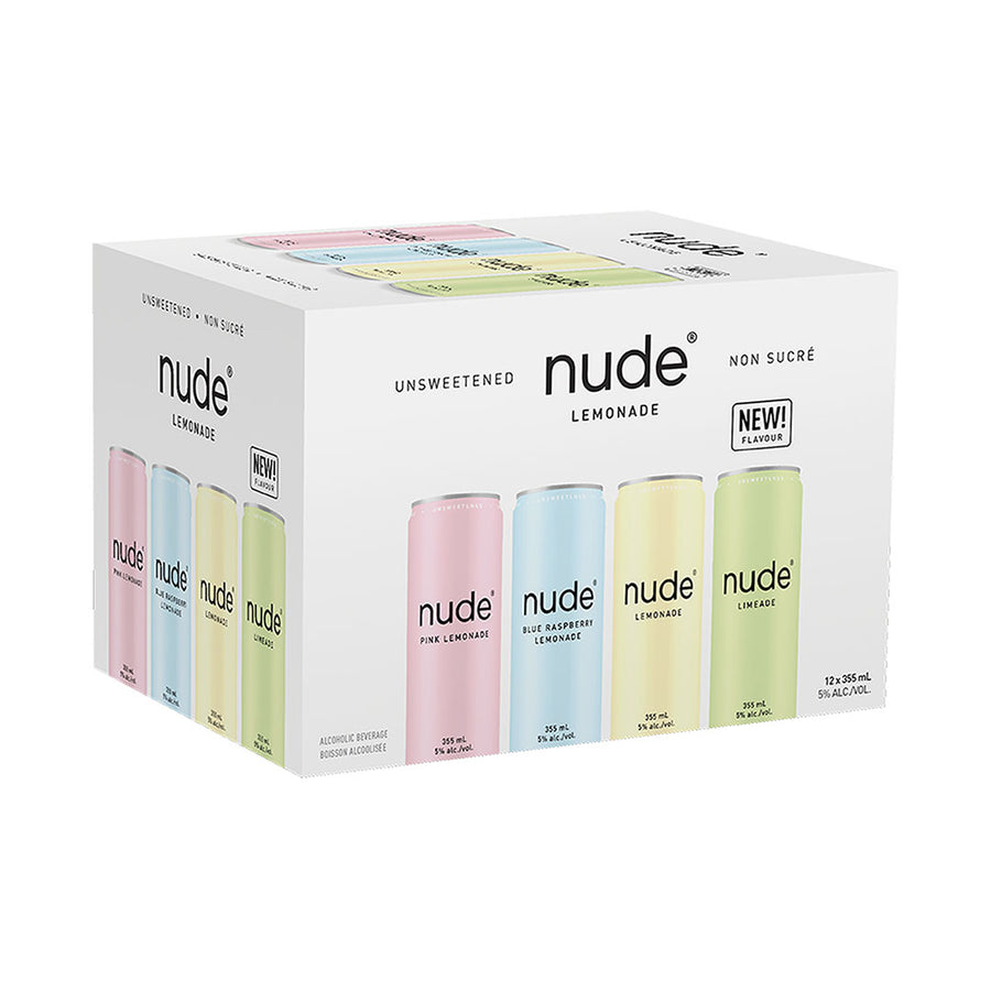 Nude Lemonade Mixer - 12x355mL | 331237 | Fruit Mix Preparations | Cascadia Liquor