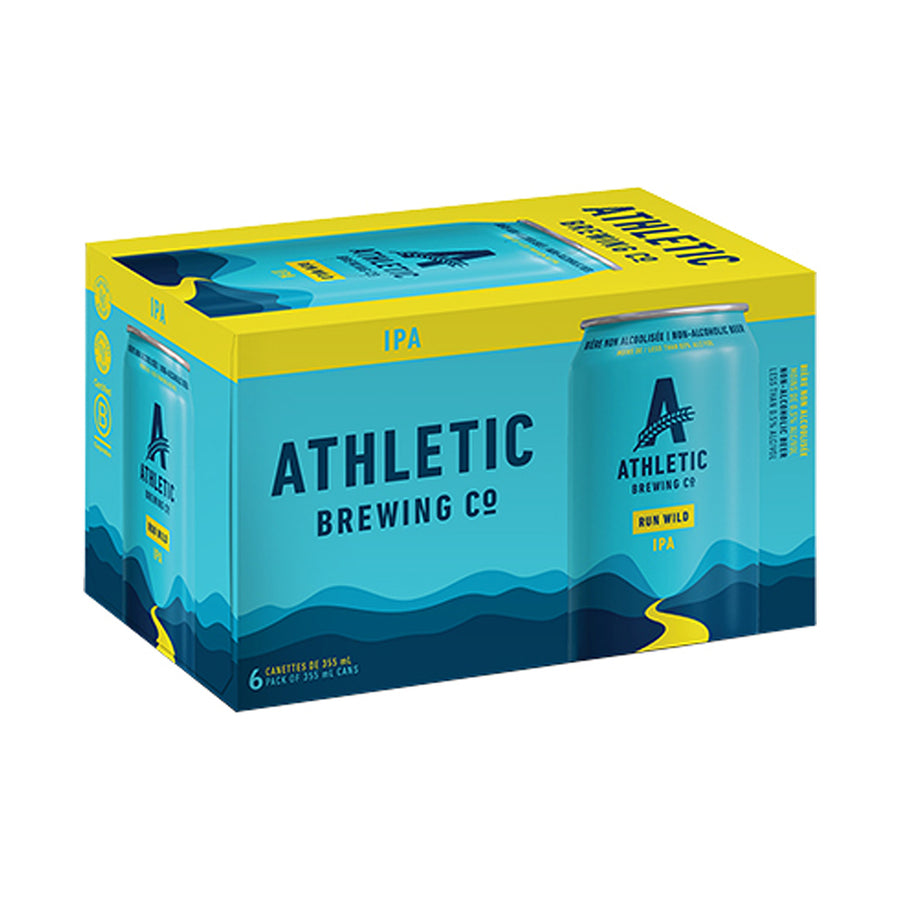 Athletic Brewing Run Wild Non Alcoholic IPA -6x355ml | 332880 | Beer | Athletic Brewing