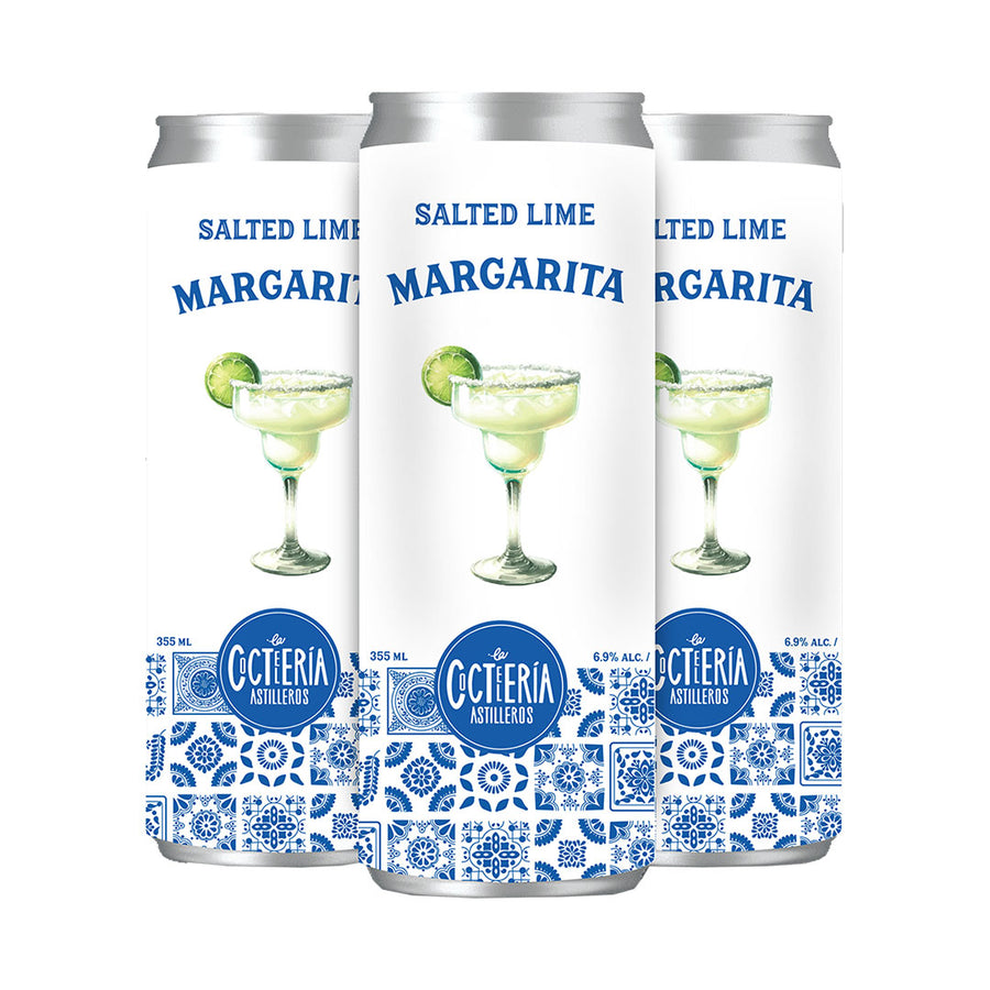 La Cocteleria Astilleros Salted Lime Margarita - 4x355mL