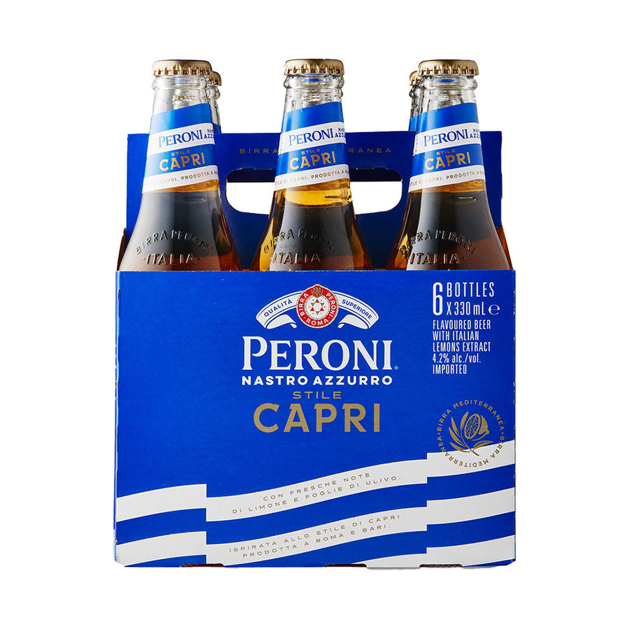 Peroni Nastro Azzurro Stile Capri - 6x330mL