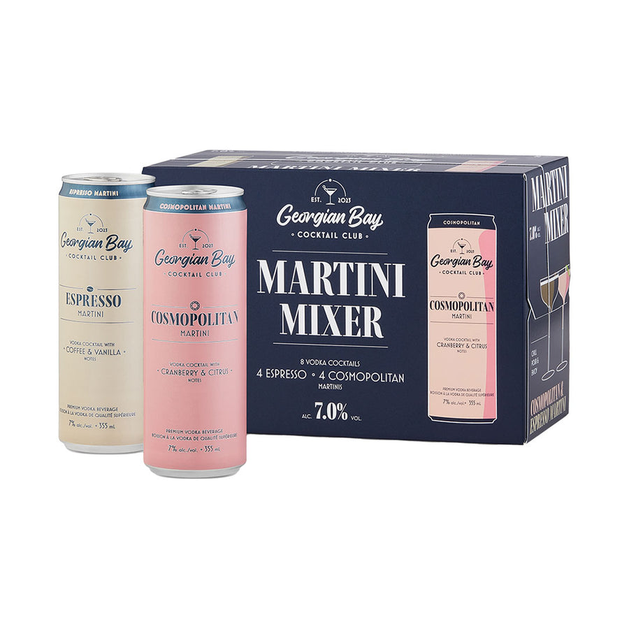 Georgian Bay Cocktail Club Martini Mixer - 8x355mL | 384563 | Liquor & Spirit-Based Cocktails | Cascadia Liquor