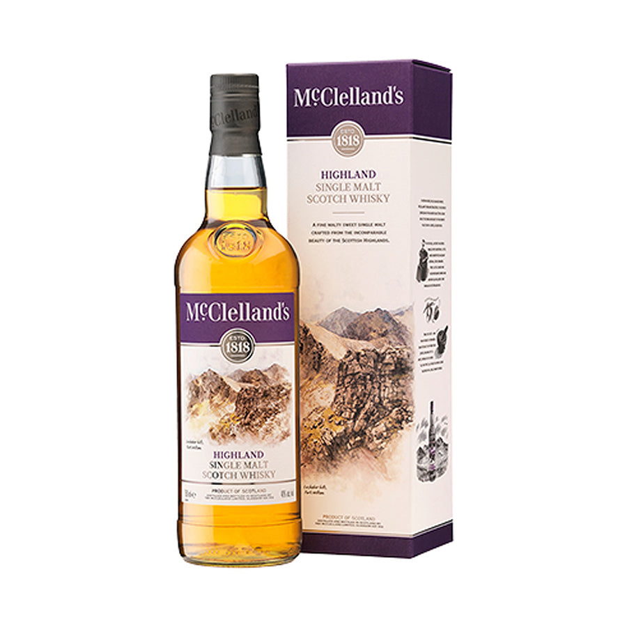 Mcclellands Highland Single Malt Scotch - 750mL | 410670 | Whiskey | Cascadia Liquor