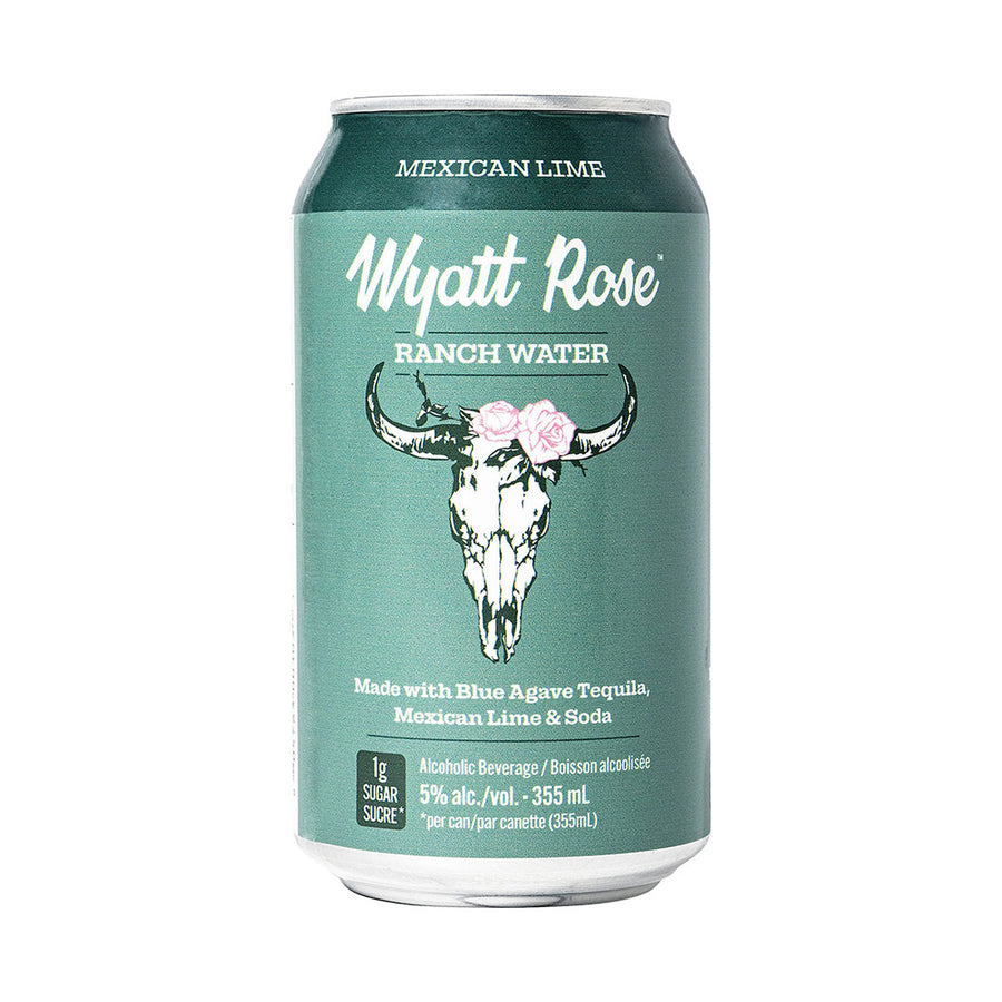 Wyatt Rose Mexican Lime & Soda Ranch Water - 6x355mL | 441358 | Fruit Mix Preparations | Cascadia Liquor