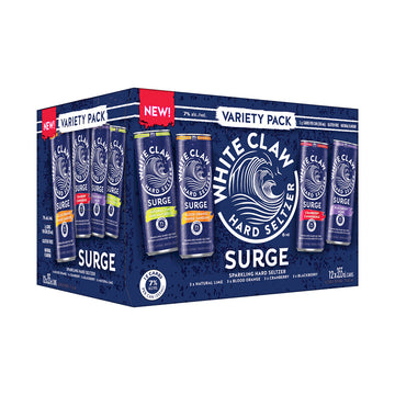 White Claw Surge Variety Pack - 12x355mL | 444128 | Hard Seltzers | Cascadia Liquor
