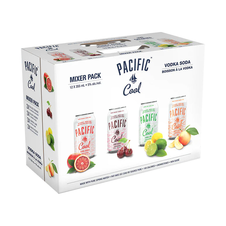PACIFIC COOL VODKA SODA MIXER - 12x355ML