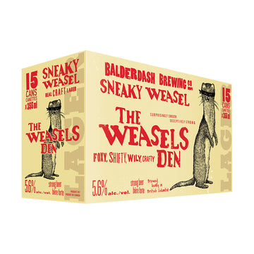 Sneaky Weasel Lager - 15x355mL