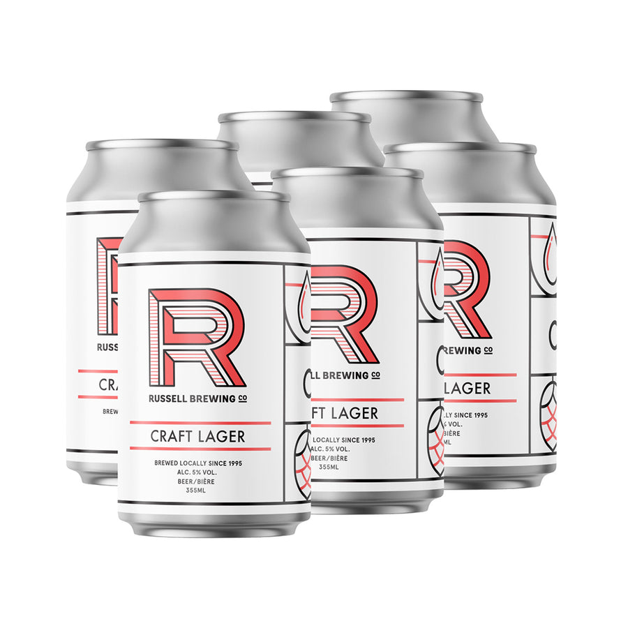 Russell Craft Lager - 6x355mL
