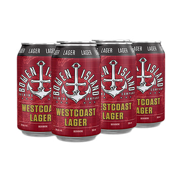 Bowen Island West Coast Lager - 6x355mL | 488379 | Beer | Cascadia Liquor