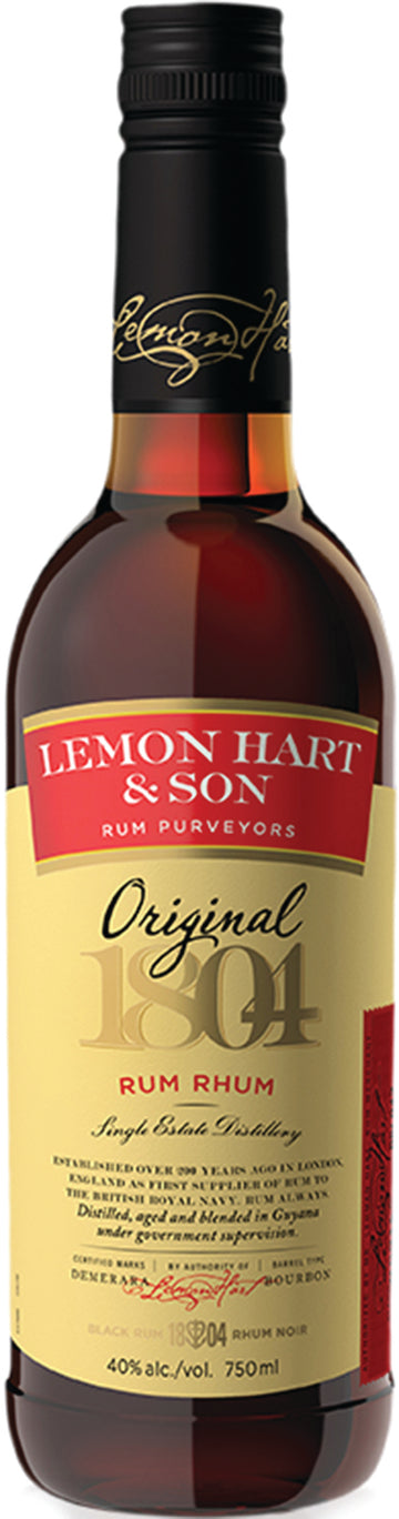Lemon Hart Demerara Dark Rum - 750mL