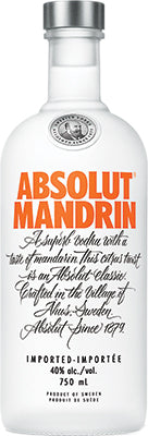 Absolut Mandrin Vodka - 750mL