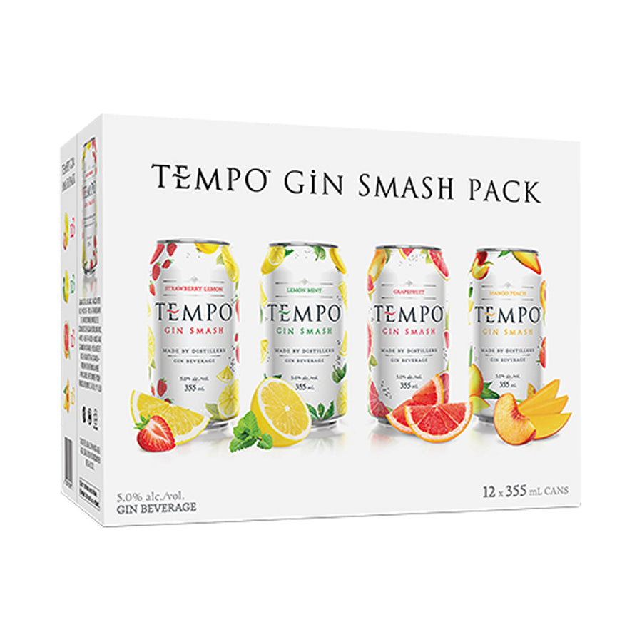 Tempo Gin Smash Mixer Pack - 12x355mL | 55379 | Flavored Alcoholic Beverages | Cascadia Liquor
