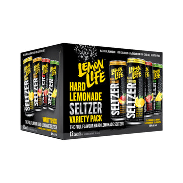 Lemon Life Hard Lemonade Seltzer Mixer - 12x355mL