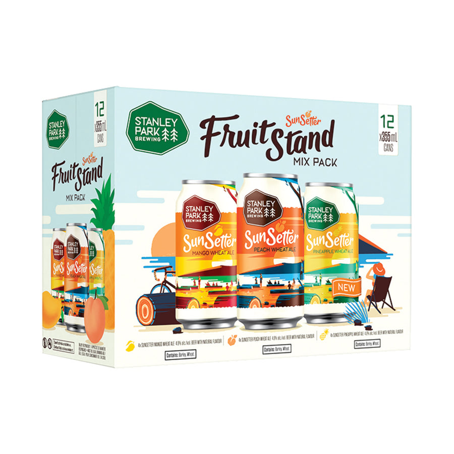 Stanley Park Sunsetter Fruit Stand Mix Pack - 12x355mL