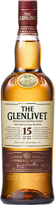 Glenlivet 15 Year Old Single Malt Scotch - 750mL