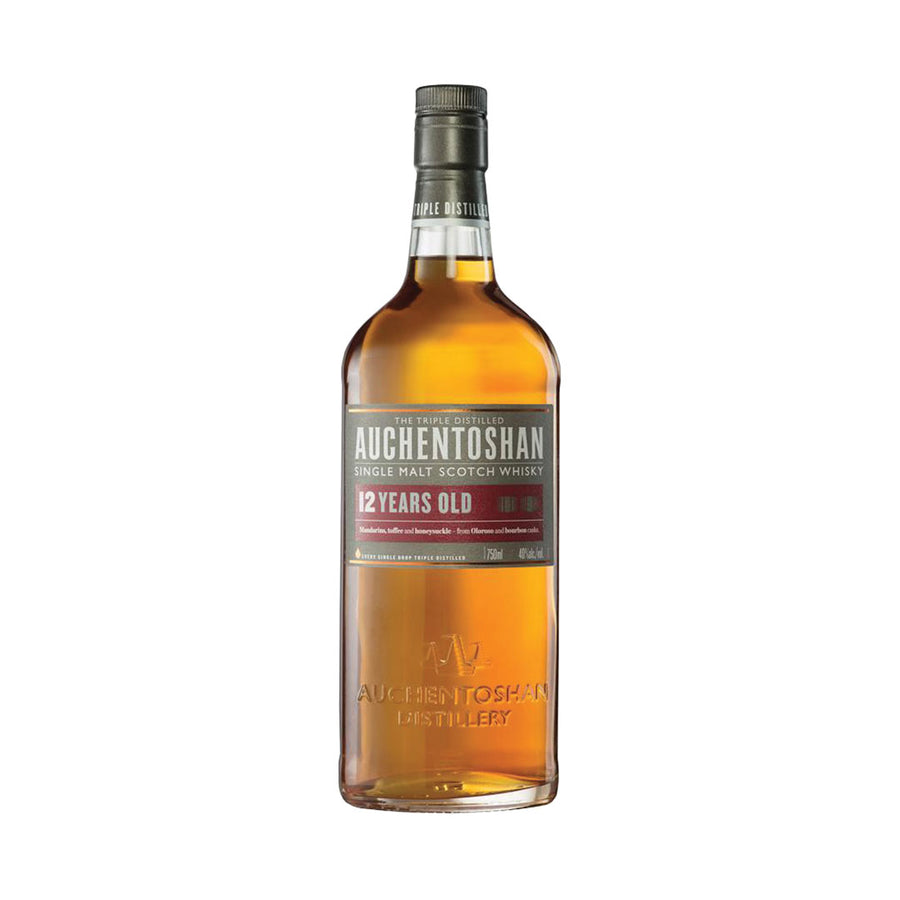 Auchentoshan 12 Year Old Single Malt Scotch - 750mL | 667014 | Whiskey | Auchentoshan