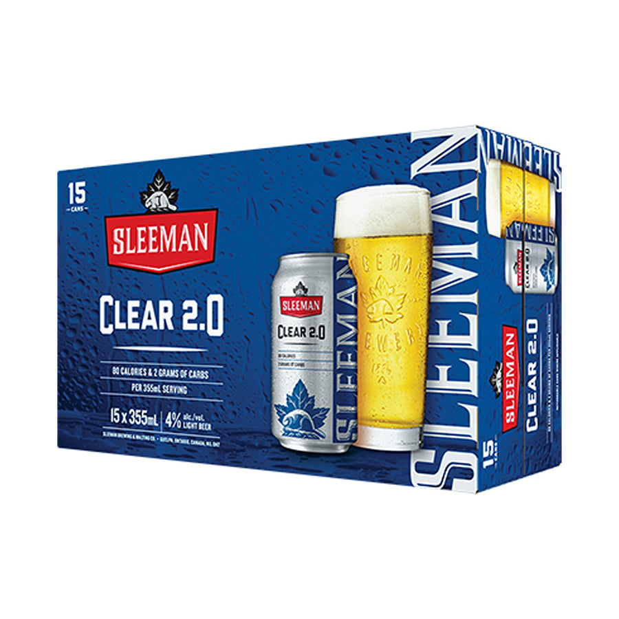 Sleeman Clear - 15x355mL | 67320 | Beer | Cascadia Liquor