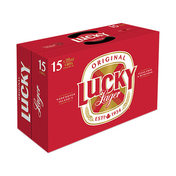 Lucky - 15x355mL | 682930 | Beer | Cascadia Liquor
