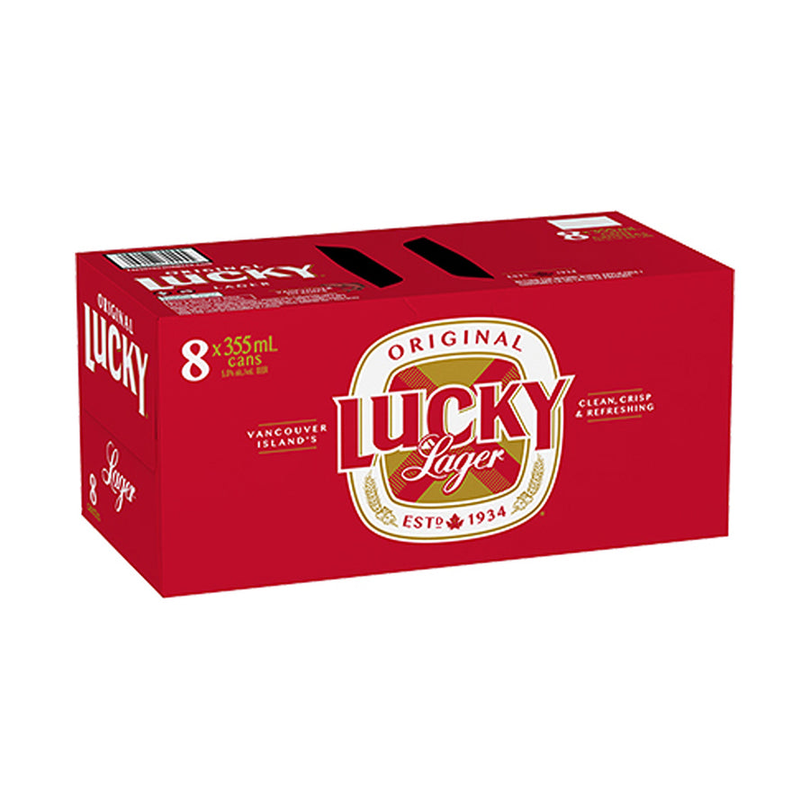 Lucky - 8x355mL | 687491 | Beer | Cascadia Liquor