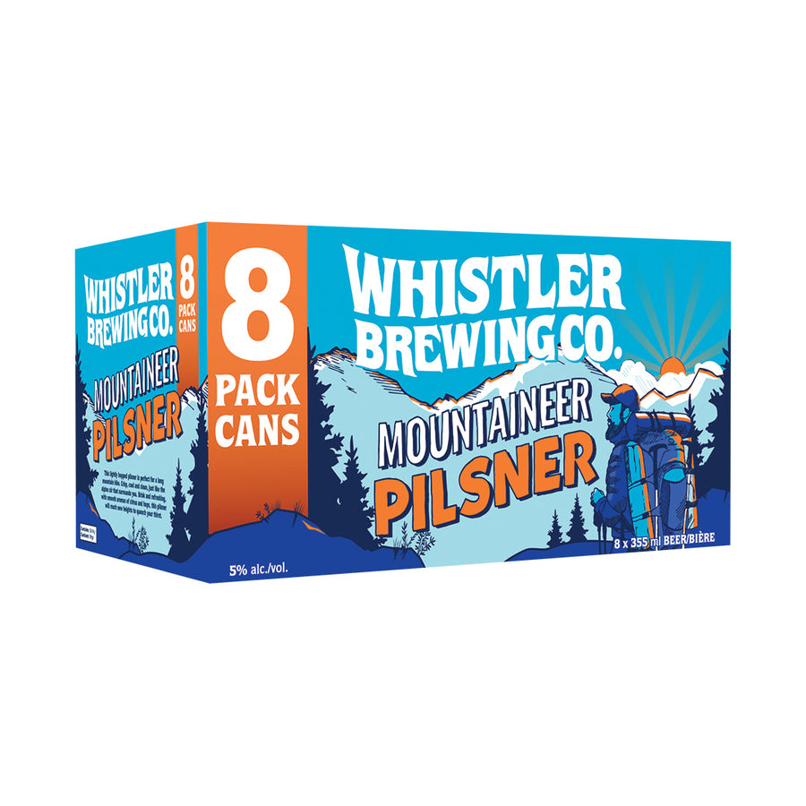 Whistler Mountaineer Pilsner - 8x355mL