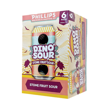 Phillips Brewing Dino Sour Stone Fruit - 6x355ml