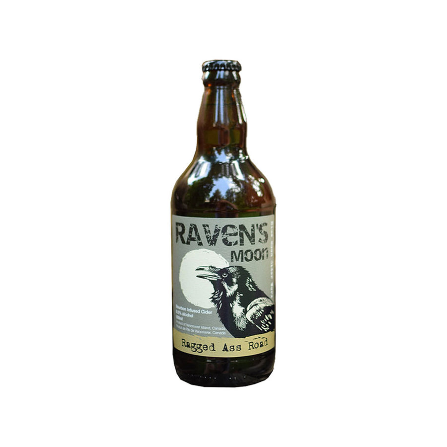 Raven's Moon Ragged Ass Bourbon Barrel - 500mL | 780809 | Hard Cider | Cascadia Liquor