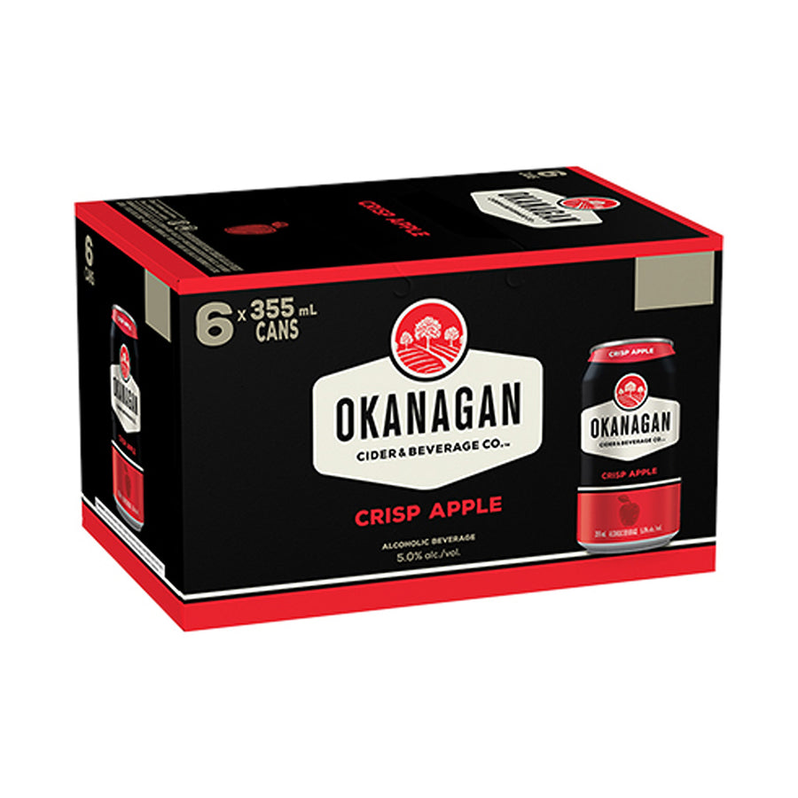 Okanagan Crisp Apple - 6x355mL | 833202 | Hard Cider | Cascadia Liquor