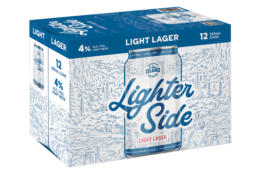 Vancouver Island Lighter Side Lager - 12x355mL