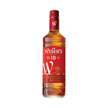 J.P. Wiser's 10 Year Aged Canadian Whisky - 750mL