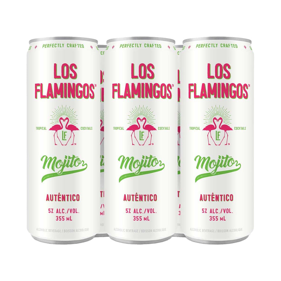Los Flamingos Mojito - 6x355mL