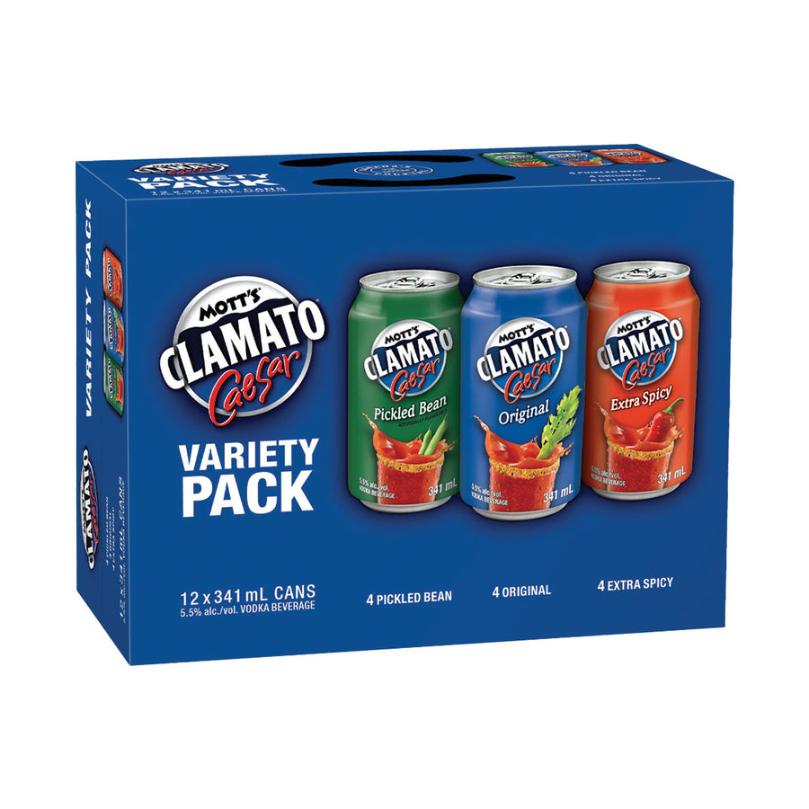 Mott's Clamato Variety Pack - 12x341mL