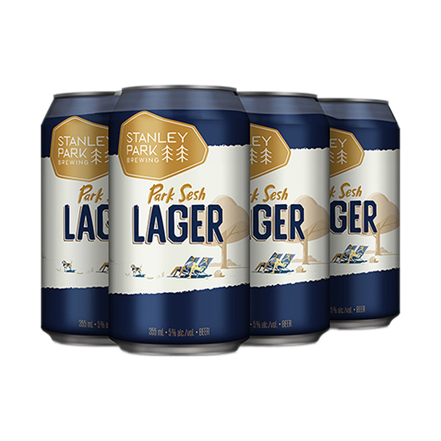Stanley Park Brewing Park Sesh Lager - 6x355ml | 93126 | Beer | Cascadia Liquor