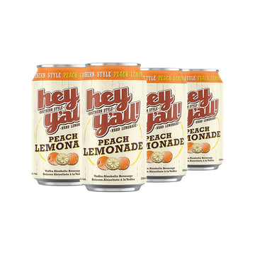 Hey Y'all Peach Lemonade - 6x355ml