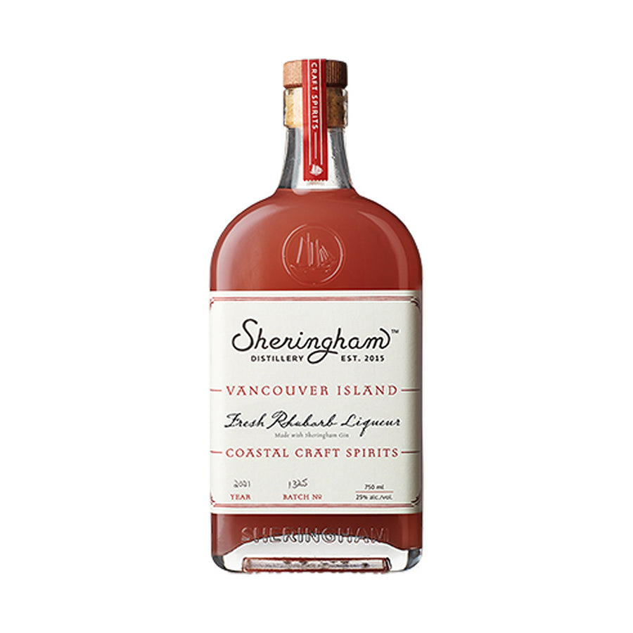 Sheringham Rhubarb Gin Liqueur - 750mL | 95941 | Liqueurs | Cascadia Liquor