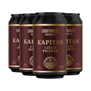 Lighthouse Brewing Company Kapitan Pilsner - 6x355mL