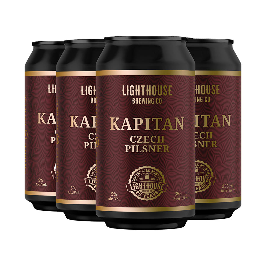 Lighthouse Brewing Company Kapitan Pilsner - 6x355mL