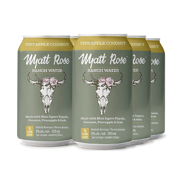 Wyatt Rose Mexican Pineapple Coconut Ranch Water - 6x355ml